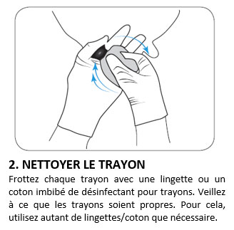 2. NETTOYER LE TRAYON 2. NETTOYER LE TRAYON