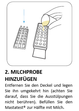 2. MILCHPROBE HINZUFÜGEN 2. MILCHPROBE HINZUFÜGEN